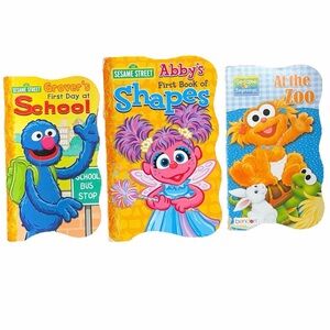 Sesame Street Colorful Learning Book Set - Grover, Abby, and Friends